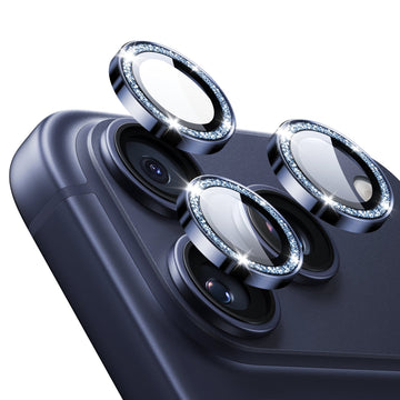 iPhonw 17 Pro Max Armorite Camera Lens Protector Blue Shimmer