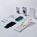 ESR Withe Shell iPhone 17 Magsafe Case with Stand pair  Armorite Tempered Glass Privacy Screen Protector