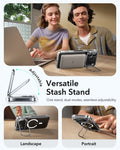 iPhone 17 Pro Max Classic Hybrid Magsafe Case Clear Versatile Stash Stand