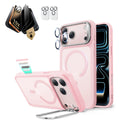 iPhone 17 Pro Max Classic Magsafe Case with Corning Glass Screen Protector Frosted Bubblegum Pink