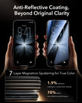 ESR iPhone 17 Corning Glass Privacy Screen Protector  anti-reflective coating beyond original clarity