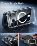 ESR iPhone 17 Pro Max Magsafe Case with Camera Control Clear Tough Acrylic Back