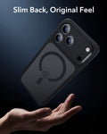 ESR iPhone 17 Pro Max Magsafe Case with Camera Control Frosted Black Slim Back 