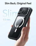 ESR iPhone 17 Pro Max Classic Hybrid Magsafe Case with Stand Camera Control Clear Black 