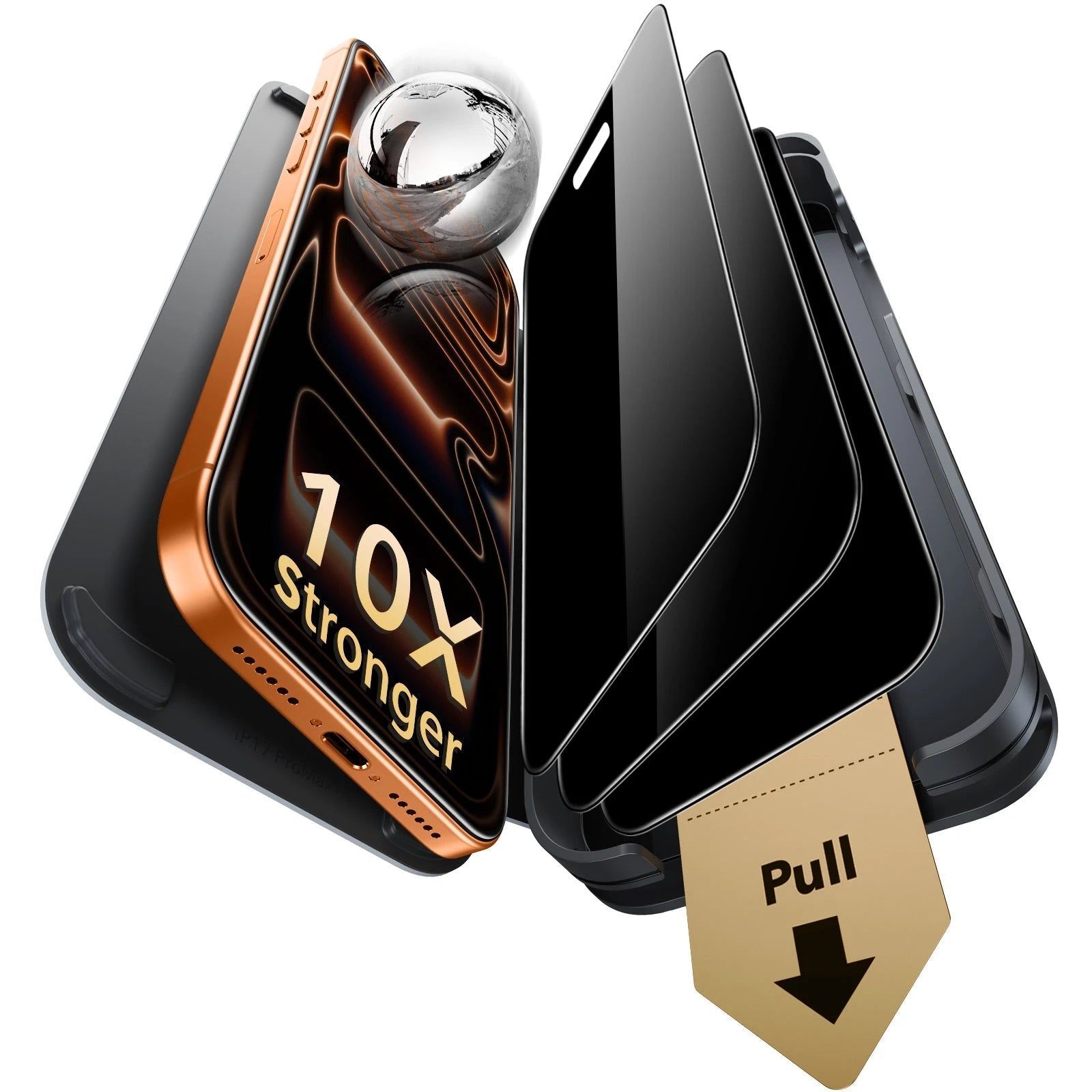 ESR iPhone 17 Pro Max Corning Glass Privacy Screen Protector