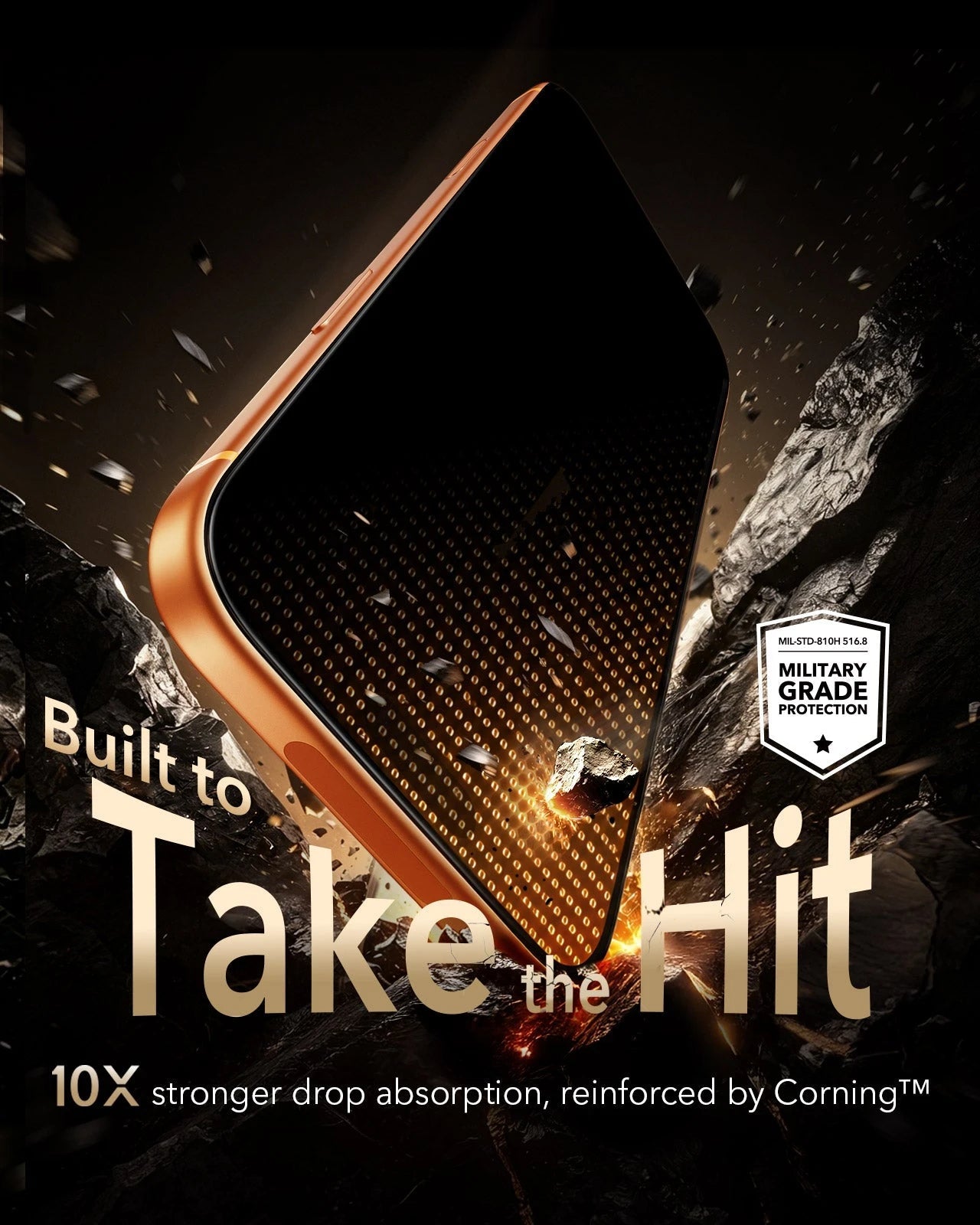 ESR iPhone 17 Pro Max Screen Protector with Corning Glass Built to take the hit