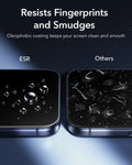 ESR iPhone 17 Pro Max Screen Protector with Armorite Tempered Glass Resists Fingerprints and Smudges