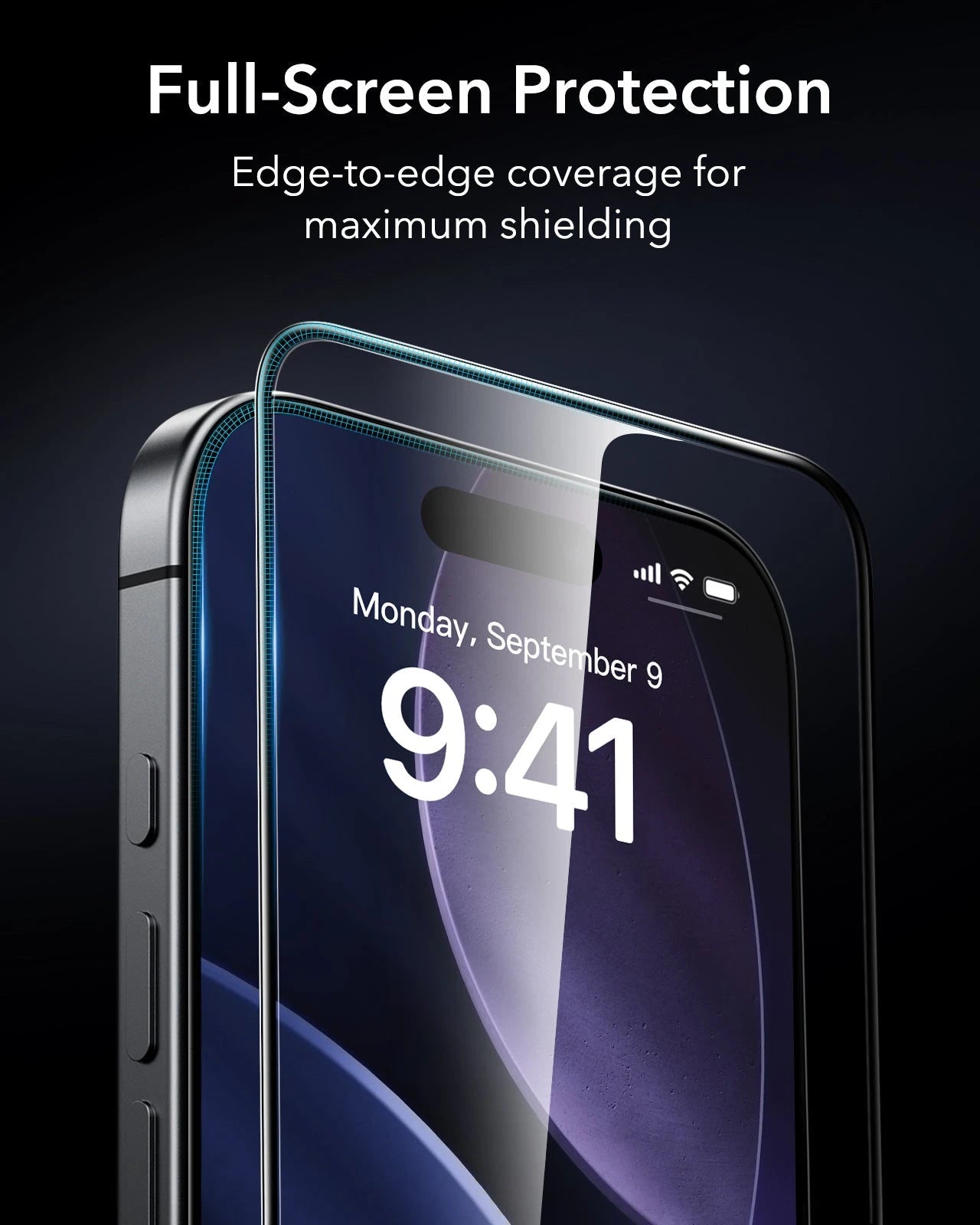 ESR iPhone 17 Pro UltraFit Armorite Screen Protector full screen protection