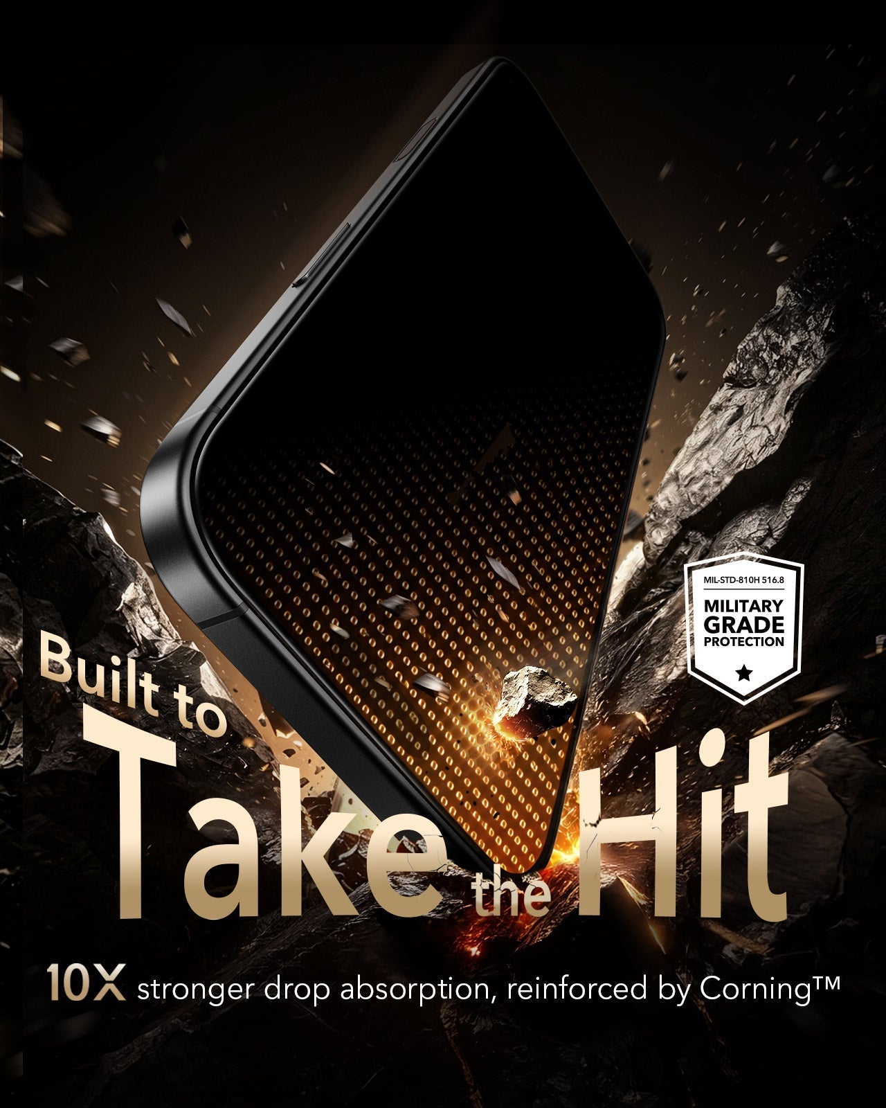 ESR iPhone 17 Screen Protector with Corning Glass Built to take the hit