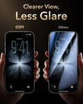 ESR iPhone 17 Screen Protector with Corning Glass Clearer View,Glare Less