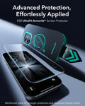 ESR iPhone 17 Screen Protector with Armorite Tempered Glass Advanced Protection,  Effortlessly Applied
