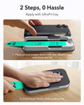 ESR iPhone 17 Tempered Glass Privacy Screen Protector apply with utrafit tray