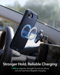 iPhone 17e Cyber Tough Magnetic Case Navy Blue Stronger Hold, Reliable Charging