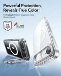 ESR iPhone 17e  Classic Hybrid Magsafe Case with Stand Clear Powerful Protection Reveals True Color
