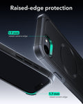 ESR iPhone 17e Cyber Tough Magsafe Case Black Raised-edge protection