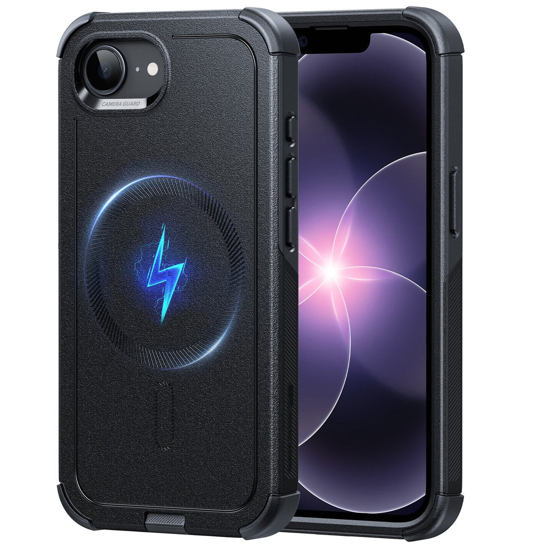 iPhone 17e Cyber Tough Magsafe Case Black