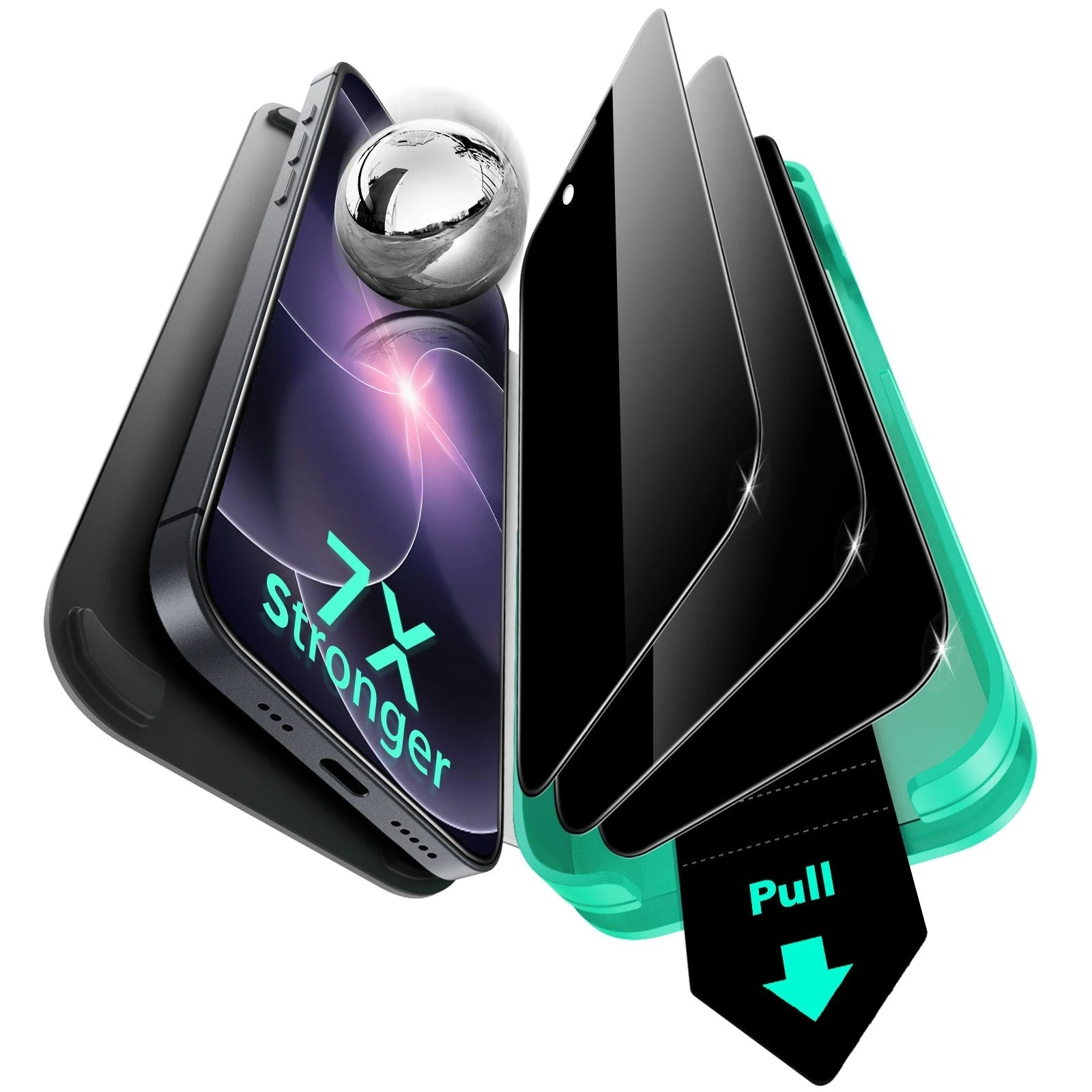 iPhone 17e Armorite Tempered Glass Privacy Screen Protector