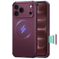 Deep Burgundy iPhone 18 Pro Case Tough Phone Case with Magsafe