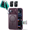 iPhone 18 Pro Max Bundle Classic Hybrid Magnetic Case & Armorite®️ Screen Protector - Frosted Deep Burgundy ESR ESR