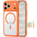 Frosted Orange iPhone 18 Pro Max Magsafe Slim Phone Case 