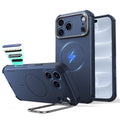 Navy blue iPhone 18 Pro Max Tough Phone Case Magsafe with Stand