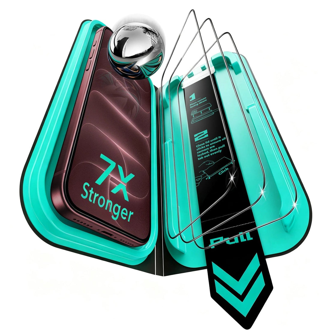 iPhone 18 Pro Max Armorite Tempered Glass Screen Protecor 3 Pack