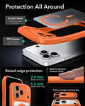 ESR Frosted Orange iPhone 18 Pro Magsafe Slim Phone Case Protection All Around