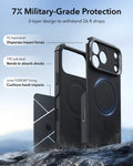 ESR Black iPhone 18 Pro Tough Phone Case Magsafe with Stand 7X Military-Grade Protection