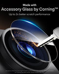 ESR Black iPhone 18 Pro Max Corning Glass Camera Lens Protector Made with Accessory Glass by Corning™