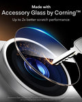 ESR Silver iPhone 18 Pro Max Corning Glass Camera Lens Protector Made with Accessory Glass by Corning™