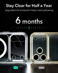 ESR Clear iPhone 18 Pro Magsafe Slim Phone Case Stay Clear for Half a Year