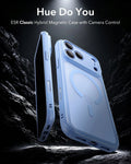 ESR Frosted Misty Blue iPhone 18 Pro Max Magsafe Slim Phone Case Hue Do You