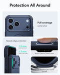 ESR Navy Blue iPhone 18 Pro Max Case Tough Phone Case with Magsafe Protection All Around