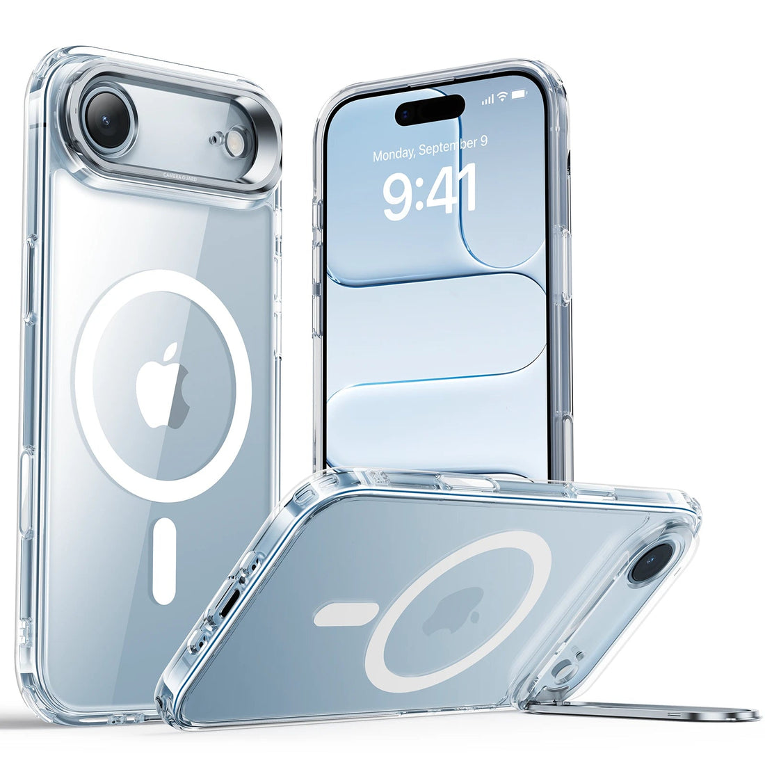 iPhone Air Classic Hybrid Magnetic Case (Camera Control, Stash Stand) - Clear ESR ESR