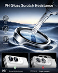 esr Silver iPhone Duo Armorite Camera Lens Protector 9H Glass Scratch Resistance
