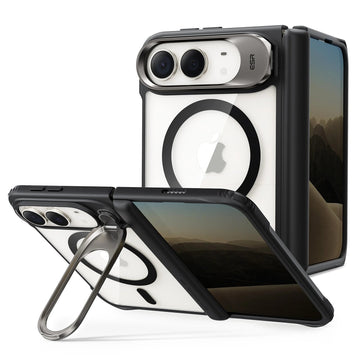 Clear Black iPhone 18 Pro Max Magsafe Slim Phone Case with Stand new