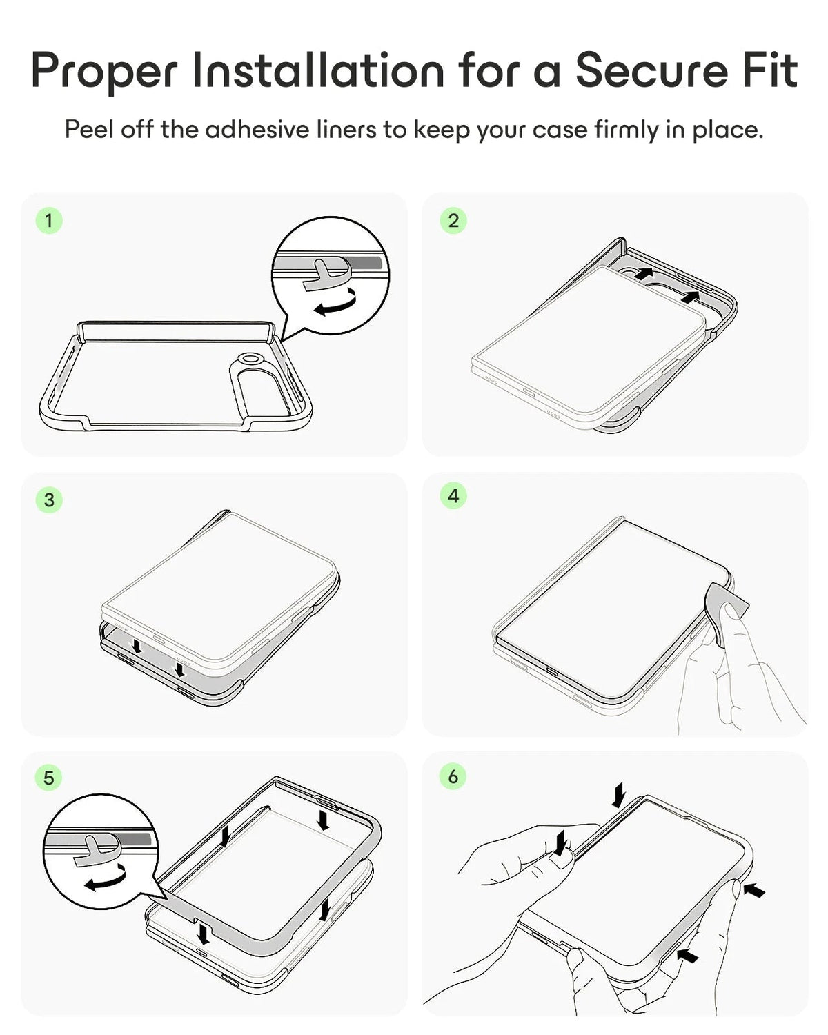 Clear Black iPhone Duo Magsafe Slim Phone Case with Stand Proper Installation for a Secure Fit