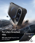 Black iPhone Duo Tough Phone Case Magsafe with Stand  For Life's Greatest Hits