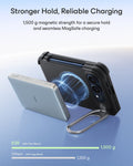 Black iPhone Duo Tough Phone Case Magsafe with Stand Stronger Hold, Reliable Charging