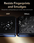 esr iPhone Duo Corning Glass Screen Protector Resists Fingerprints
and Smudges
