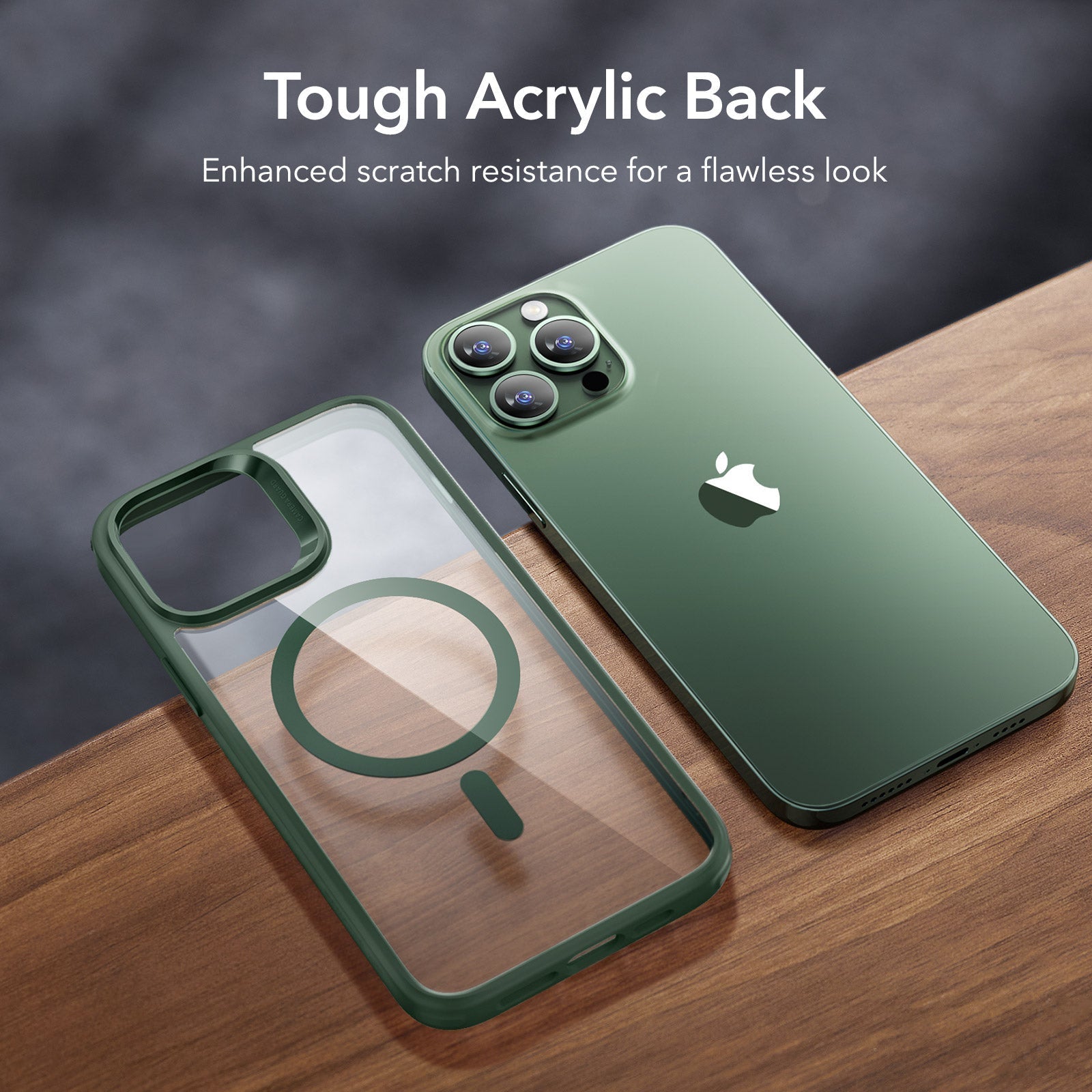 iPhone 13 Pro Classic Hybrid Case (HaloLock) - Clear Green ESR ESR