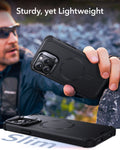 iPhone 13 Pro Max Cyber Tough Magnetic Case (Stash Stand) - Black ESR ESR