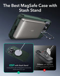 iPhone 13 Pro Max Cyber Tough Magnetic Case (Stash Stand) - Green ESR ESR