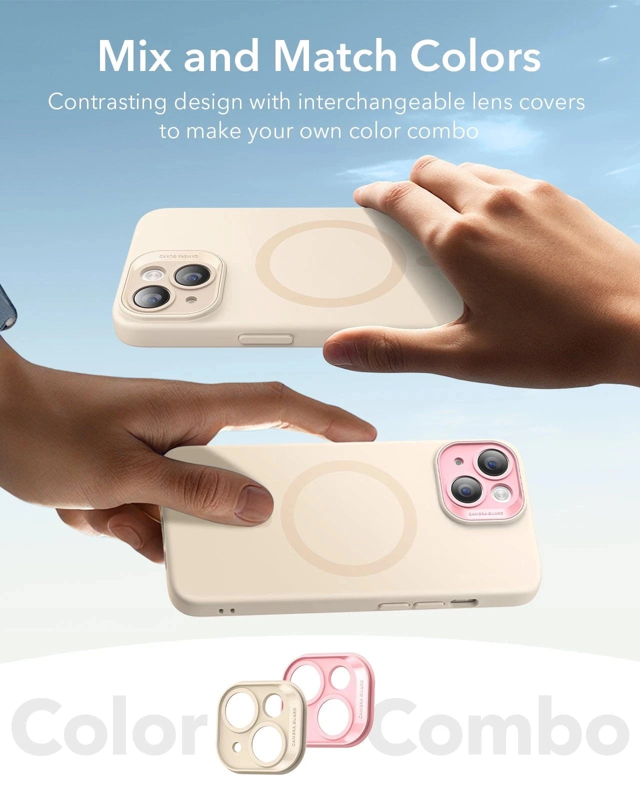 iPhone 14 Cloud Soft Case (HaloLock) - Light Tan ESR ESR