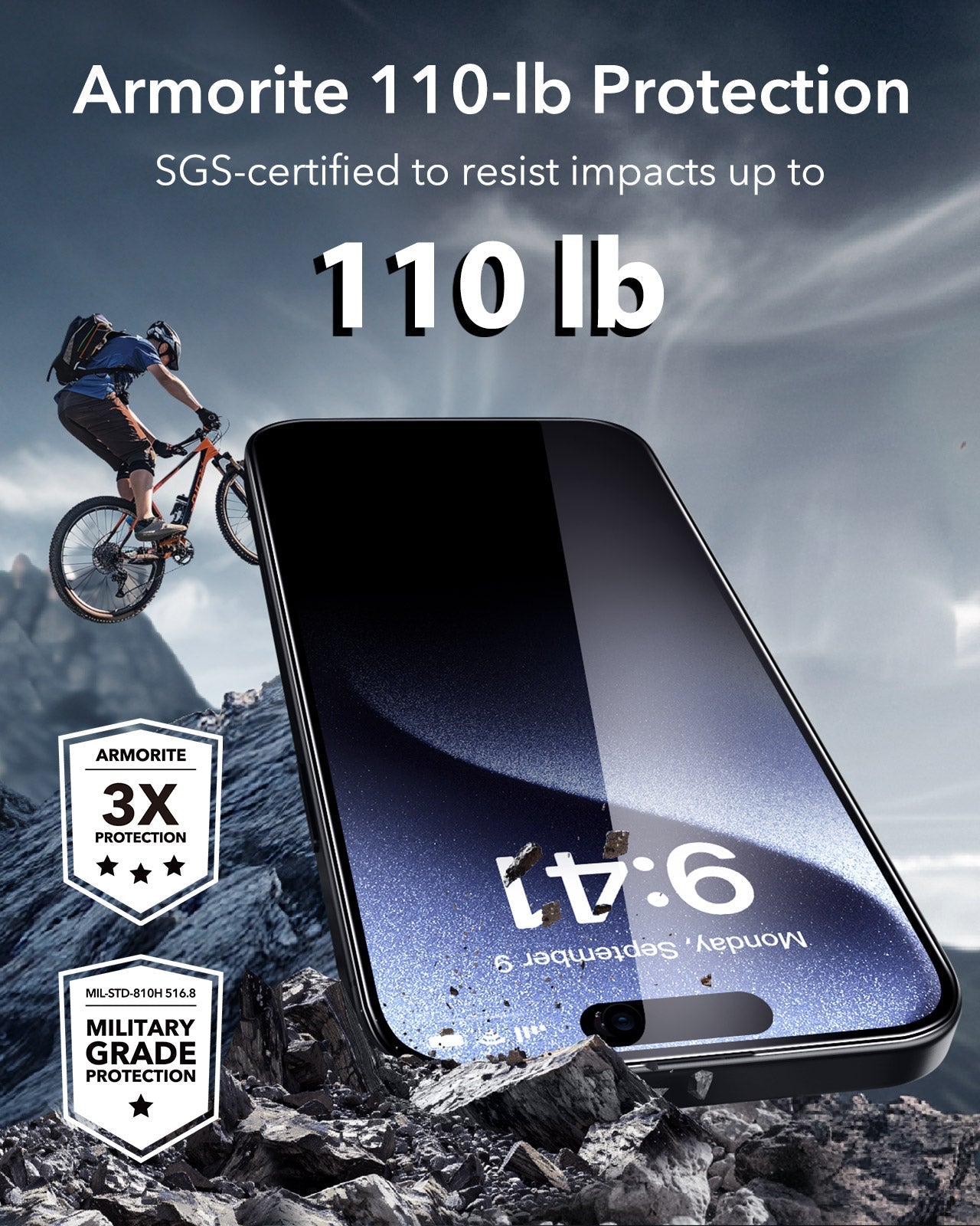 iPhone 15 Pro UltraFit Armorite Privacy Screen Protector - 3 Pack ESR ESR