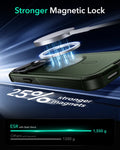 iPhone 15 Pro Cyber Tough Case with Stash Stand (HaloLock) - Dark Green ESR ESR