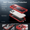 iPhone 15 Pro Max Armor Tough Case (HaloLock) - Clear Red ESR
