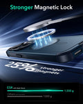 iPhone 15 Pro Max Cyber Tough Case with Stash Stand (HaloLock) - Dark Blue ESR ESR