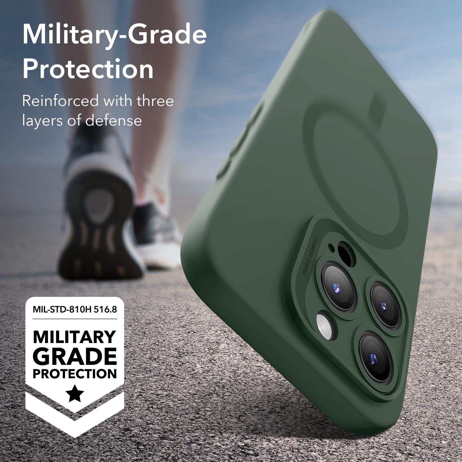 iPhone 15 Pro Max Cloud Soft Case (HaloLock) - Green ESR ESR