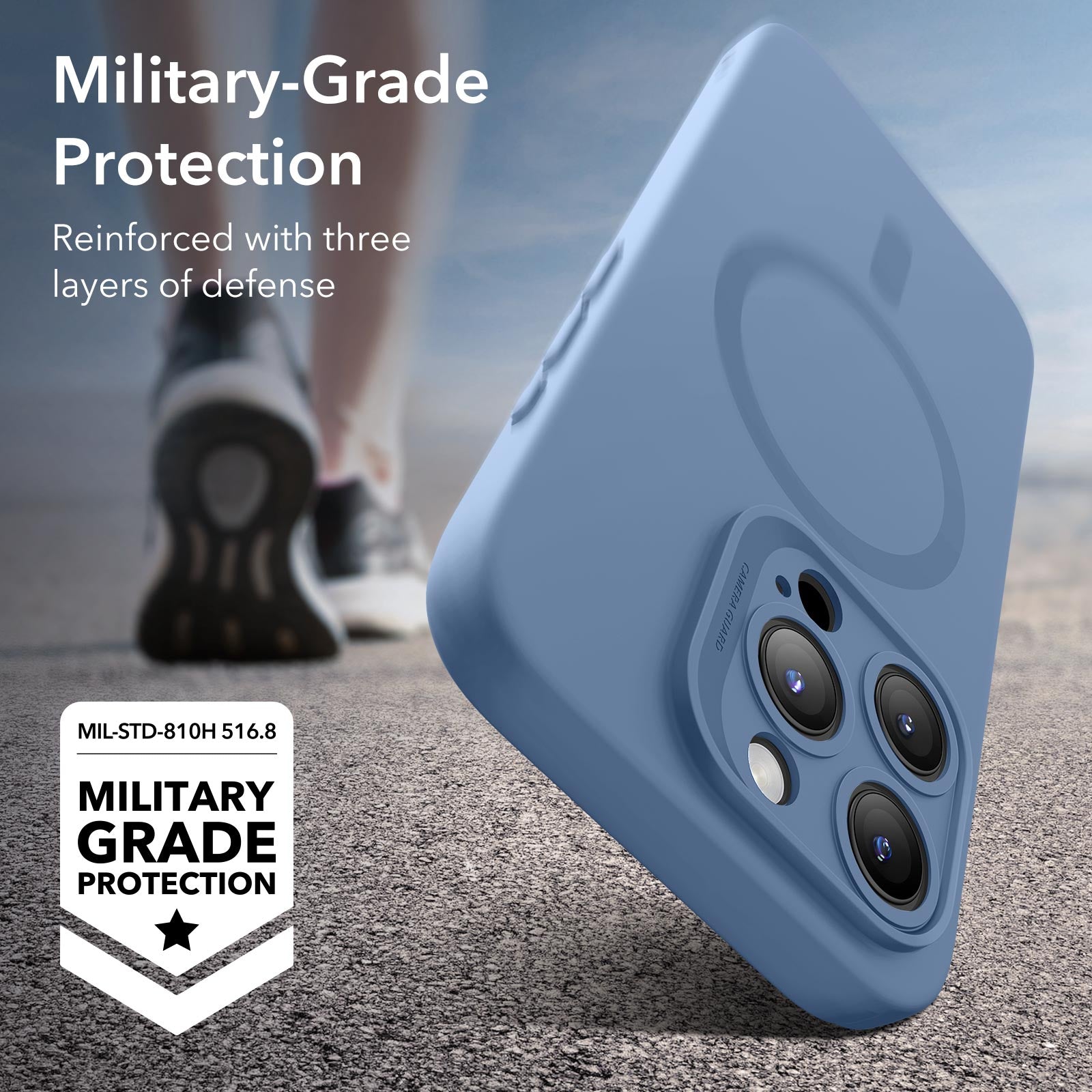 iPhone 15 Pro Max Cloud Soft Case (HaloLock) - Light Blue ESR ESR